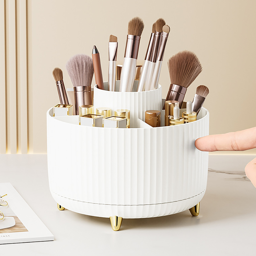 Home Edit Bathroom Storage - 360 obracający się Desktop do makijażu