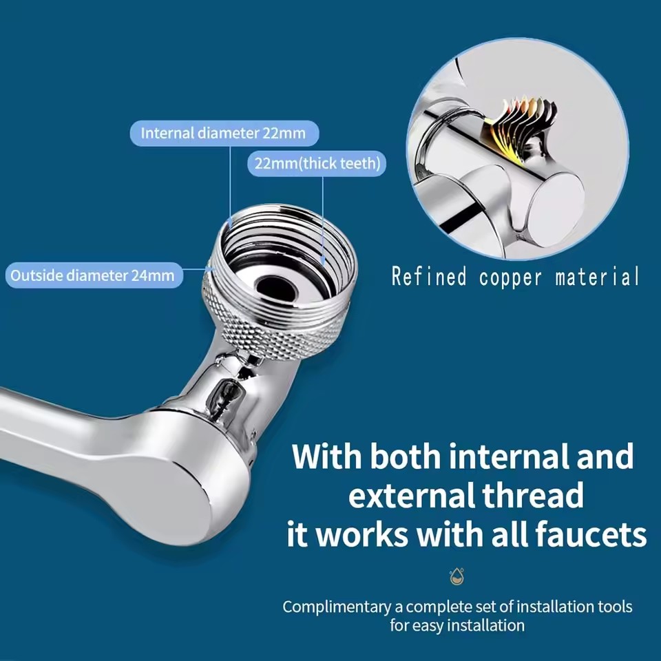 Uniwersalny metalowy przedłuża – Basin Mixer Tap recenzja i cena