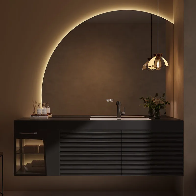 Drewniana komoda łazienkowa z  – Home Bathroom Vanity Combo recenzja i cena
