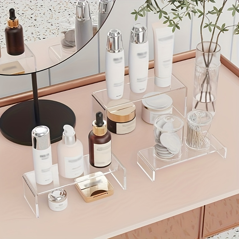 Przezroczysty, w kształcie lit – Home Edit Bathroom Storage recenzja i cena